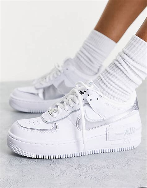 air force mit silber nike zeichen|nike air force 1.